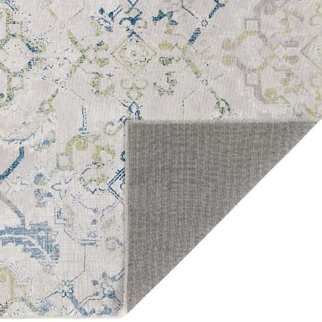 Washable Rug Florence Cream and Blue