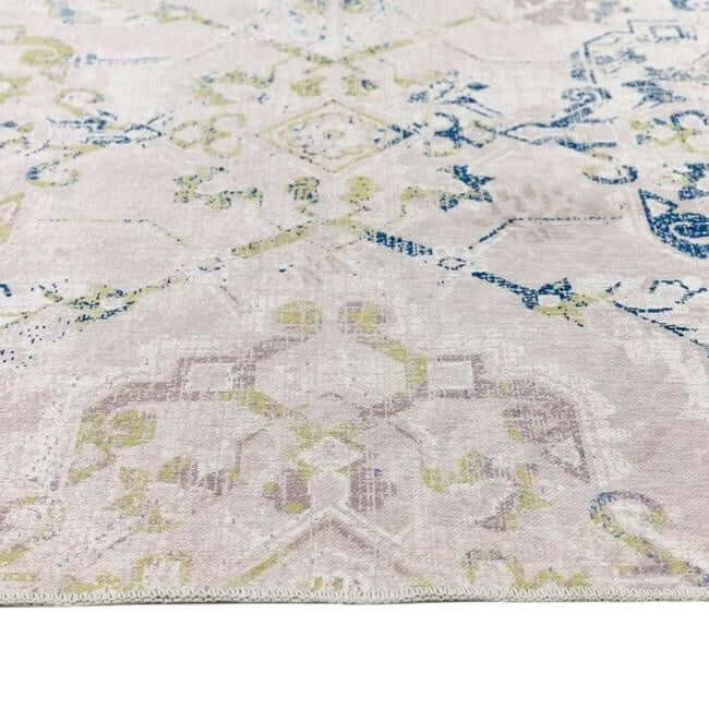 Washable Rug Florence Cream and Blue