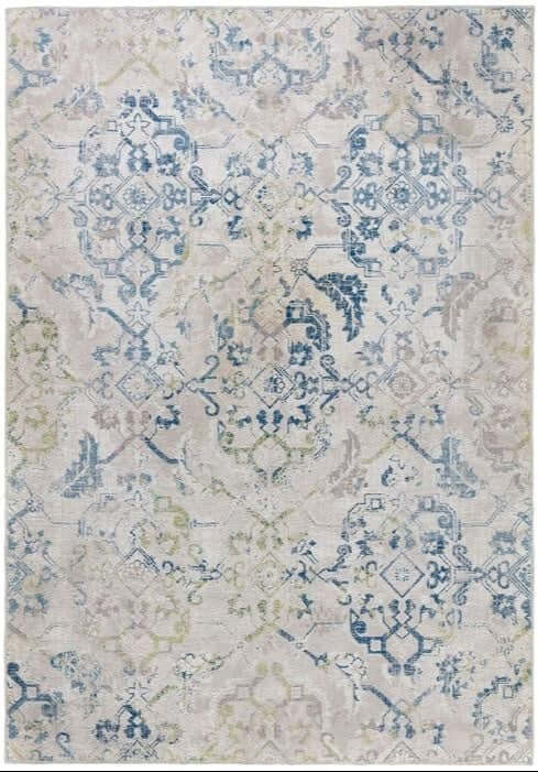 Washable Rug Florence Cream and Blue