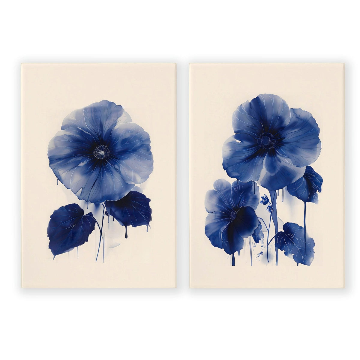 Framed Art On Wall | Set of 2 Botanical Wall art Prints