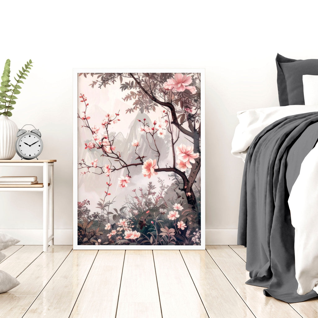 Chinoiserie Wall Art Framed | Set of 3 Prints