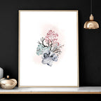 Coastal Prints Set of 3 | Framed Seashell Wall Art