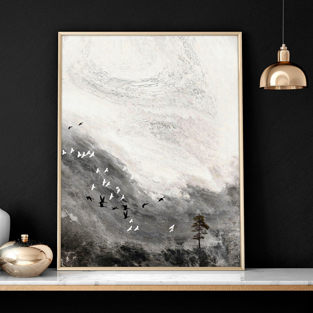 Pictures for Office | Framed Landscape Print Set of 3