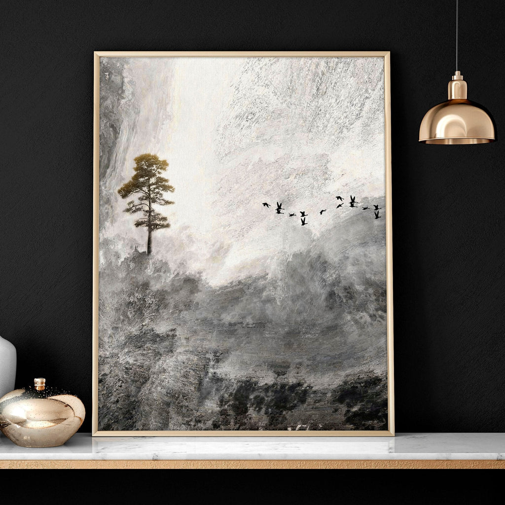 Pictures for Office | Framed Landscape Print Set of 3