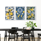Gallery Wall In Kitchen | Set of 3 Italian Lifestyle Wall art Prints