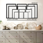 Gallery Wall In Kitchen | Set of 3 Italian Lifestyle Wall art Prints