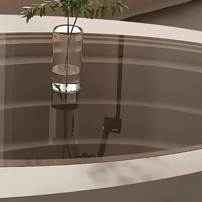 Glamora Oval Coffee Table | Modern Luxury Furniture | Mooazaa