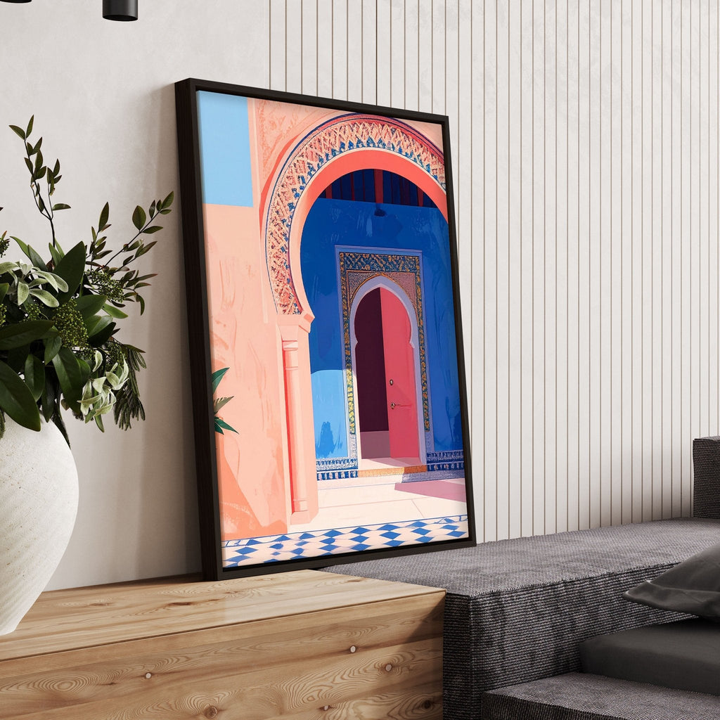 Moroccan Art Prints | Set of 2 Hallway Wall Decor