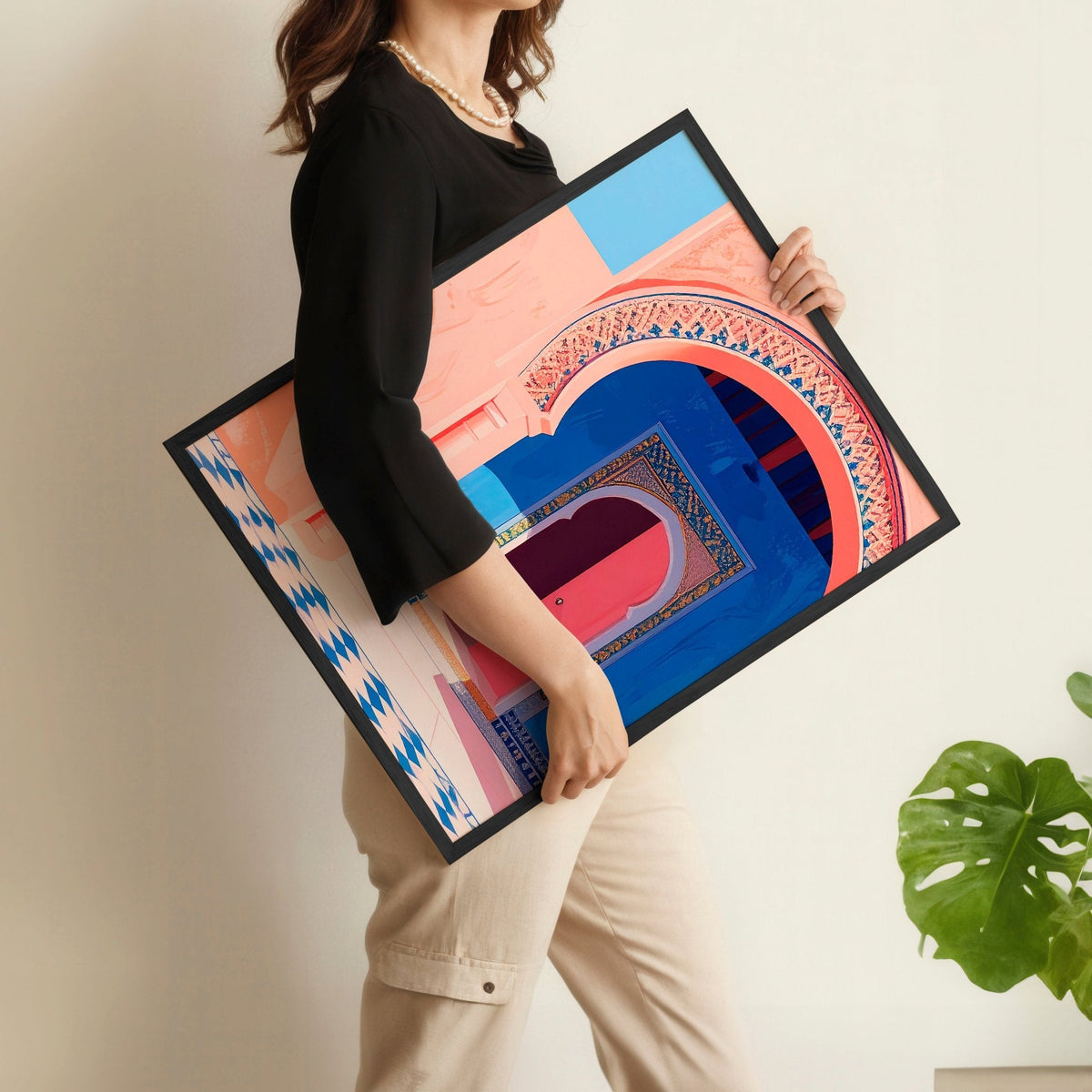 Moroccan Art Prints | Set of 2 Hallway Wall Decor