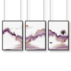 Office art | set of 3 Japanese wall art