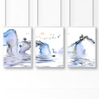 Wall art for office | set of 3 framed wall art