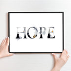 Xmas wall art print for Christmas decor