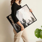 Chinoiserie Posters | Set of 3 Black & White Wall Prints