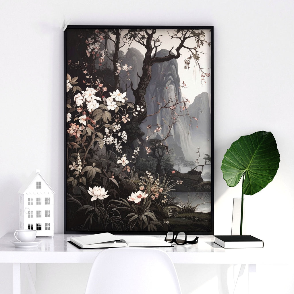 Chinoiserie Posters | Set of 3 Black & White Wall Prints