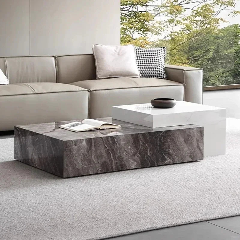HUYU LUXURY MARBLE COFFEE TABLE - MOOAZAA 