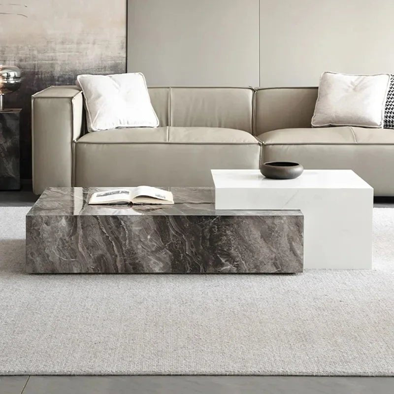 HUYU LUXURY MARBLE COFFEE TABLE - MOOAZAA 