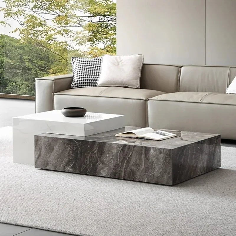 HUYU LUXURY MARBLE COFFEE TABLE - MOOAZAA 