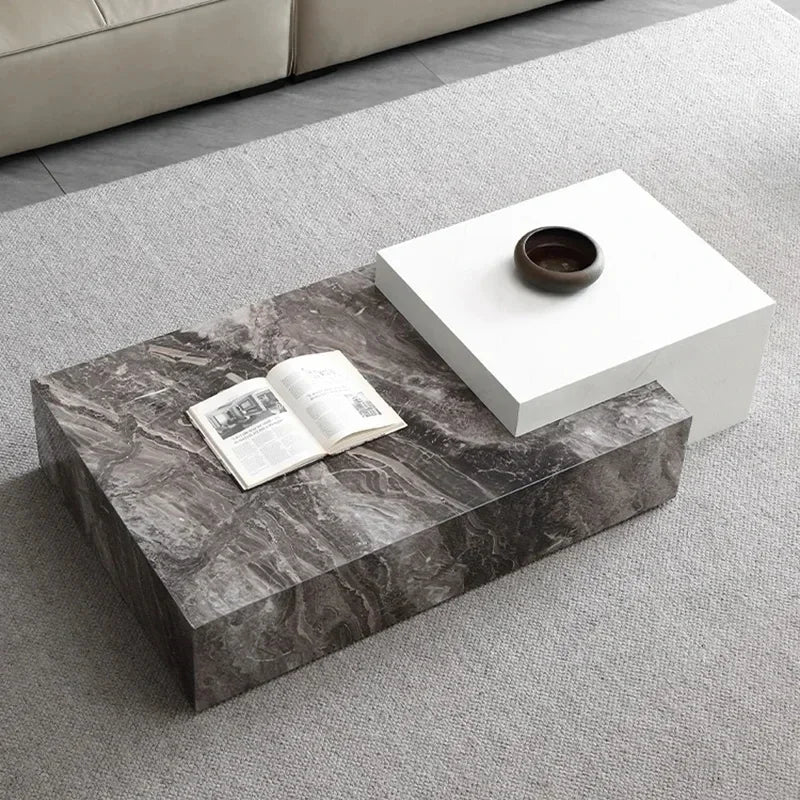 HUYU LUXURY MARBLE COFFEE TABLE - MOOAZAA 