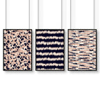Coastal decor ideas | Set of 3 framed wall art prints