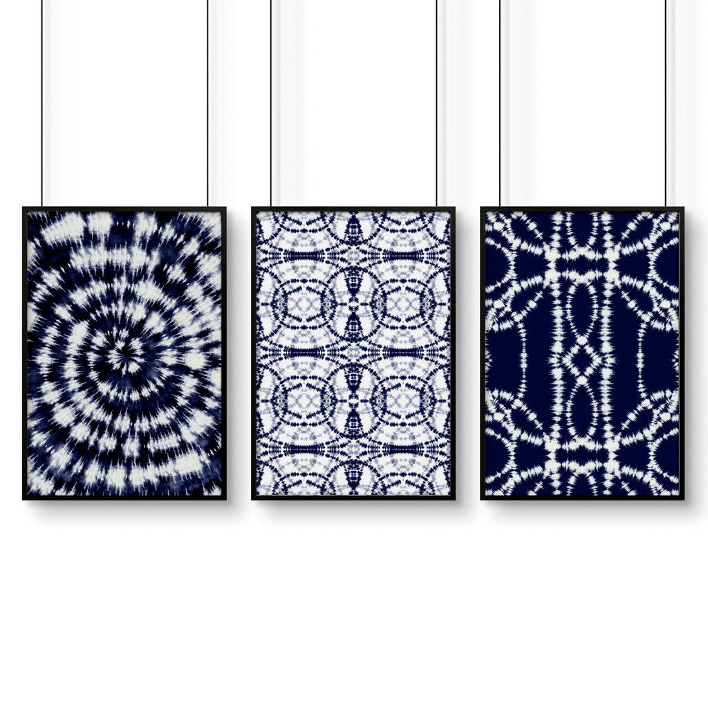 Beach hut decor | Set of 3 wall art prints