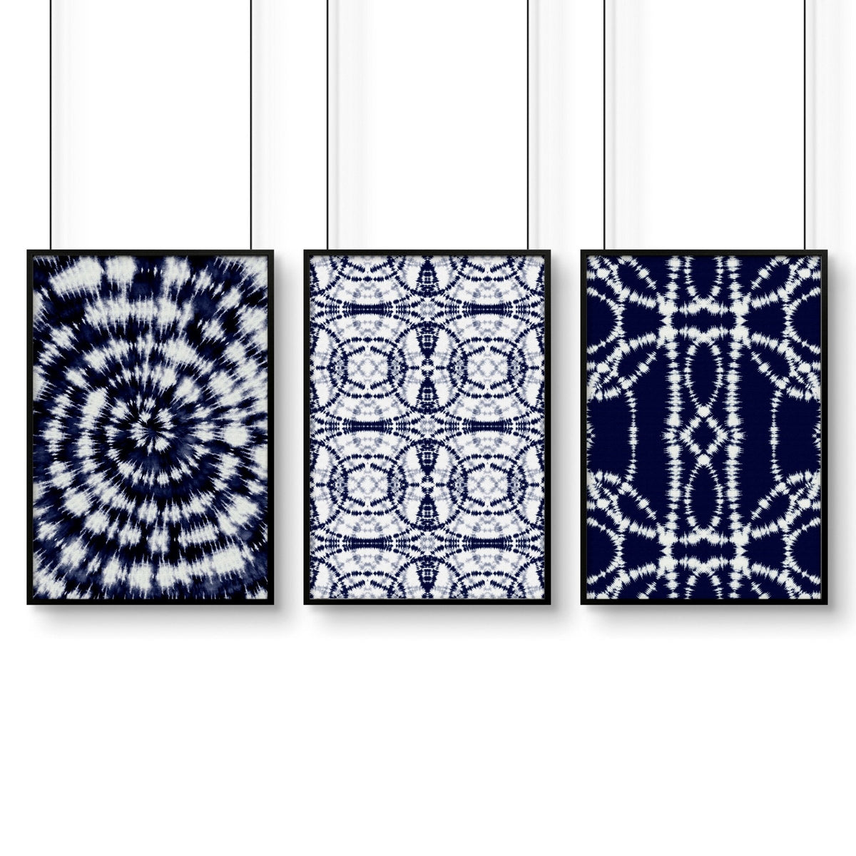 Beach hut decor | Set of 3 wall art prints