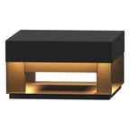 Modern black and gold Light on a white background