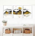 Japandi Wall Art Set of 3 | Framed Prints