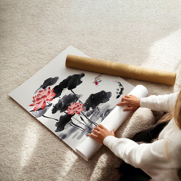 Japandi Decor | Set of 3 Asian Inspired Wall art Prints
