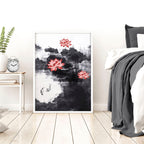 Japandi Decor | Set of 3 Asian Inspired Wall art Prints