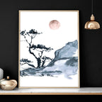 Cherry Blossom Wall Art – Japanese Set of 3 Framed Prints