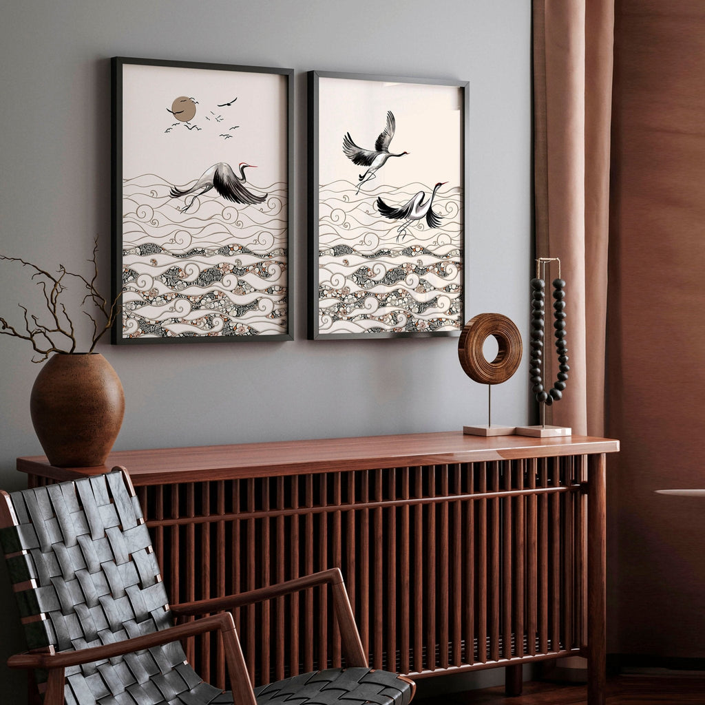 Japanese Art Frames – Set of 2 Prints