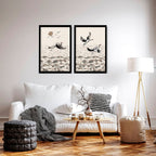 Japanese Art Frames – Set of 2 Prints