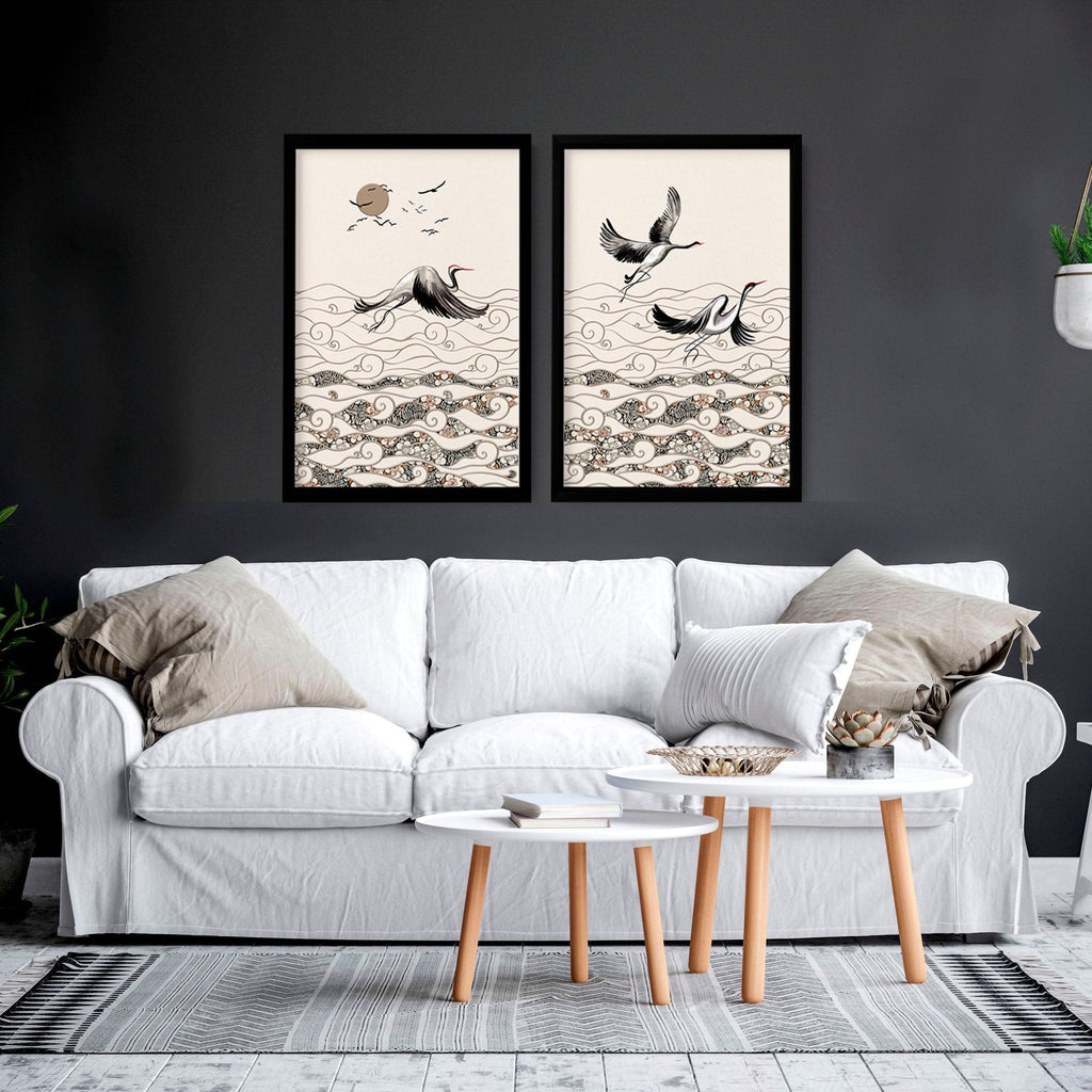 Japanese Art Frames – Set of 2 Prints