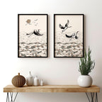 Japanese Art Frames – Set of 2 Prints
