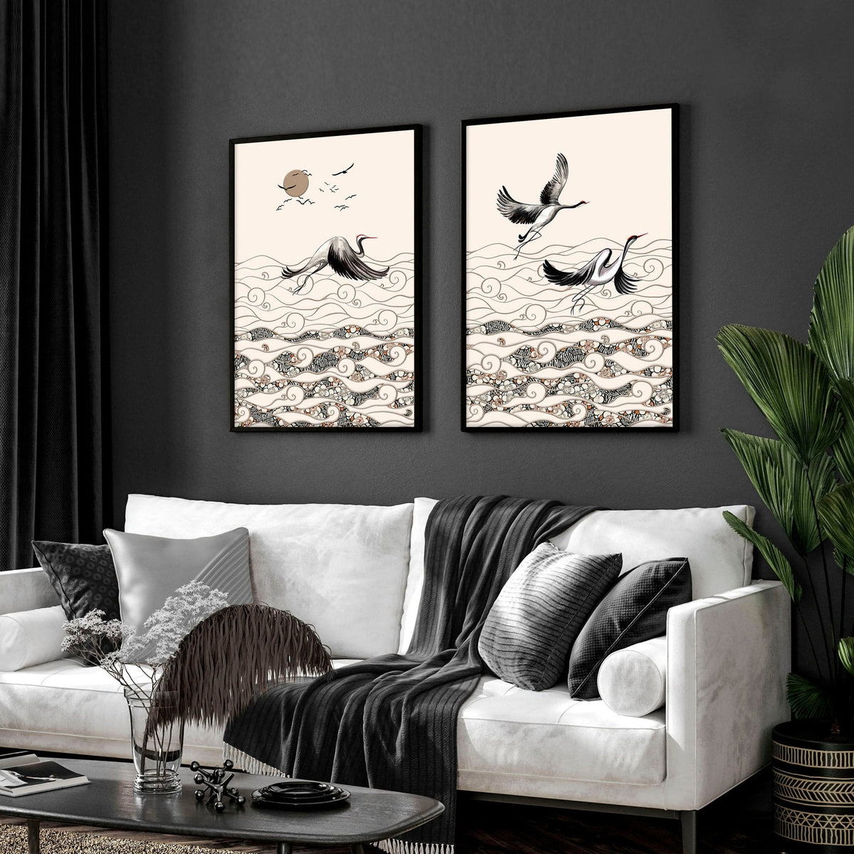Japanese Art Frames – Set of 2 Prints