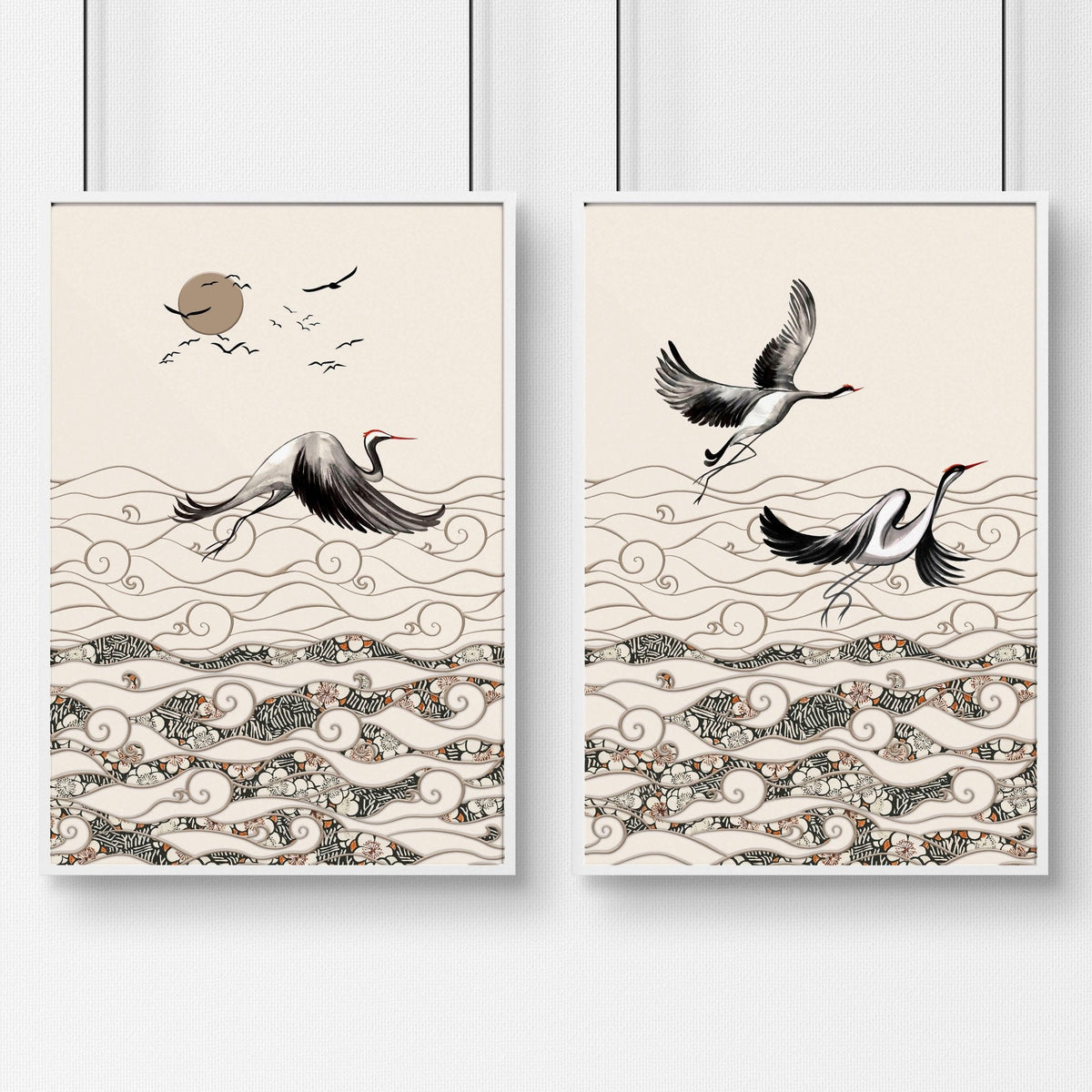 Japanese Art Frames – Set of 2 Prints