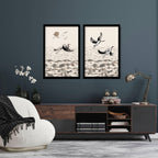 Japanese Art Frames – Set of 2 Prints