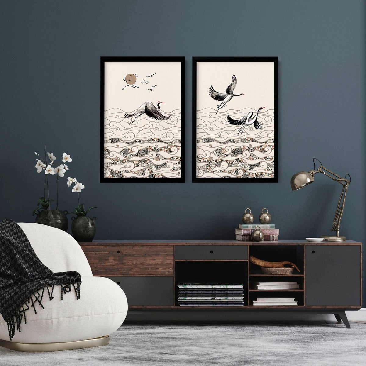 Japanese Art Frames – Set of 2 Prints