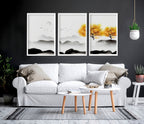 Japanese decor art prints | set of 3 framed wall art