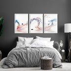 Japan gallery wall art | set of 3 wall art for bedrooms