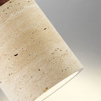 Wabi-Sabi Natural Stone Pendant Light – Japanese Modern Designer Hanging Lamp