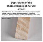 Wabi-Sabi Natural Stone Pendant Light – Japanese Modern Designer Hanging Lamp