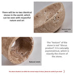 Wabi-Sabi Natural Stone Pendant Light – Japanese Modern Designer Hanging Lamp