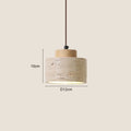 Wabi-Sabi Natural Stone Pendant Light – Japanese Modern Designer Hanging Lamp