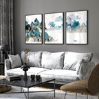 Japan art prints | set of 3 wall art prints for living room