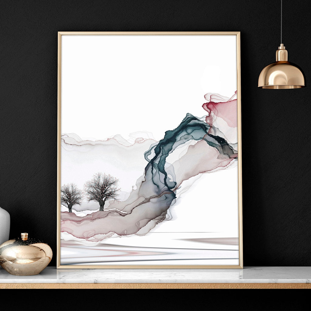Sunset Wall Art Set of 3 | Japanese Landscape Prints
