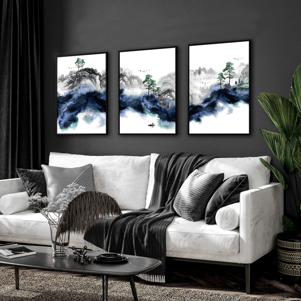 Set of 3 Japanese Prints | Japanese Wall Art