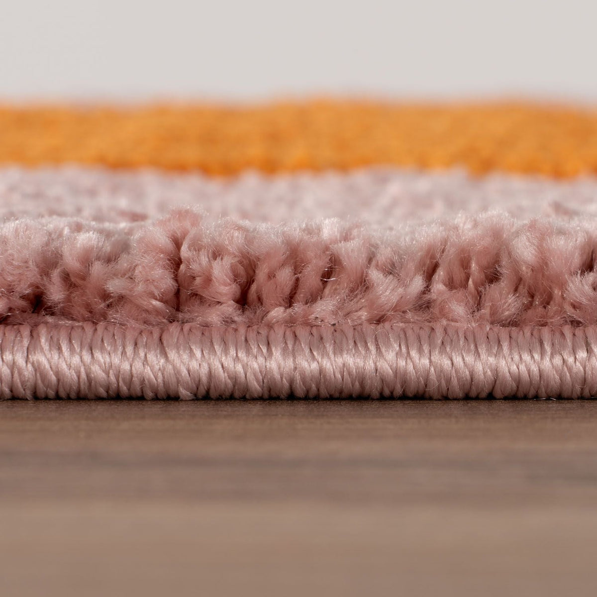 Joli Geometric Orange & Pink Rug - MOOAZAA