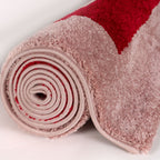 Joli Geometric Red & Pink Rug - MOOAZAA