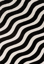 Joli Wave Black & White Rug